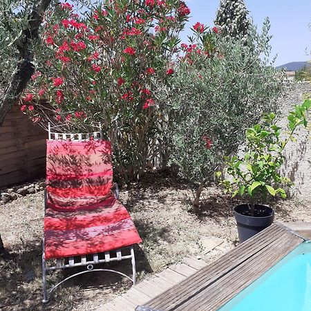 Hotel Location saisonnière avec piscine et terrasse au pied du luberon Lauris Esterno foto